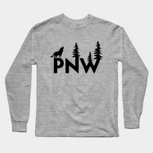 PNW Wolf Long Sleeve T-Shirt